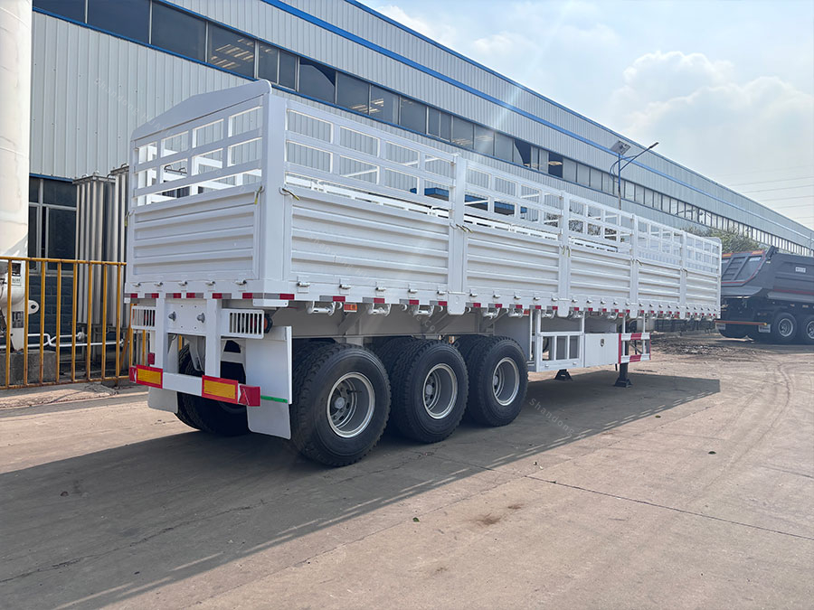 3 eixo 12,5m de 60 toneladas semi -trailer