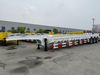 3 eixos trailer 80ton com defletor lateral