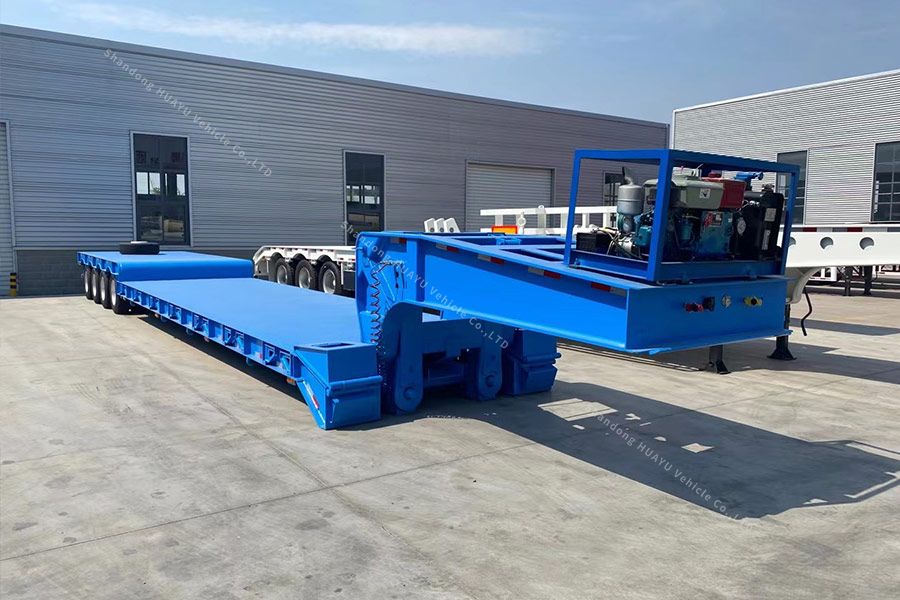 trailer removível de ganso e ganso