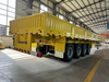 4 eixos semi -reboque de parede lateral extensível para venda em Gana